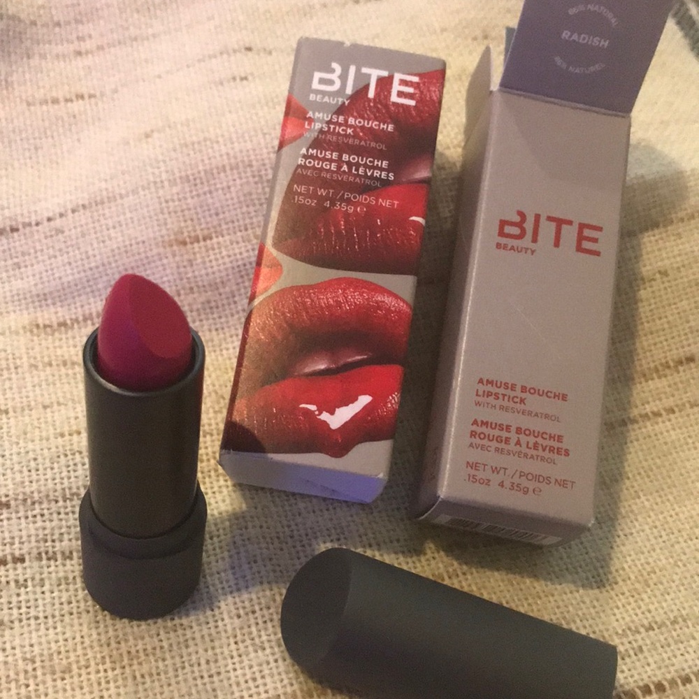 Bite Beauty Lipstick- Radish (a deep magenta)